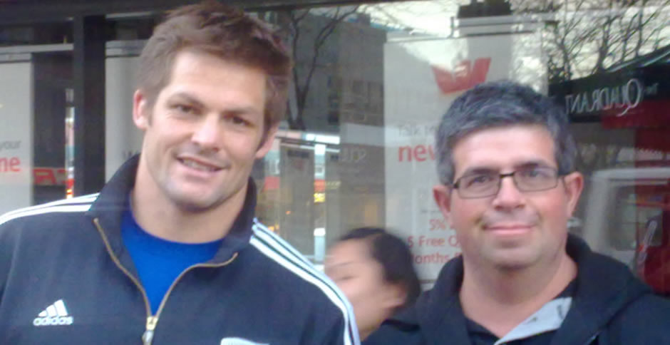 Richie McCaw & Chef Marco from Caffé Centrale